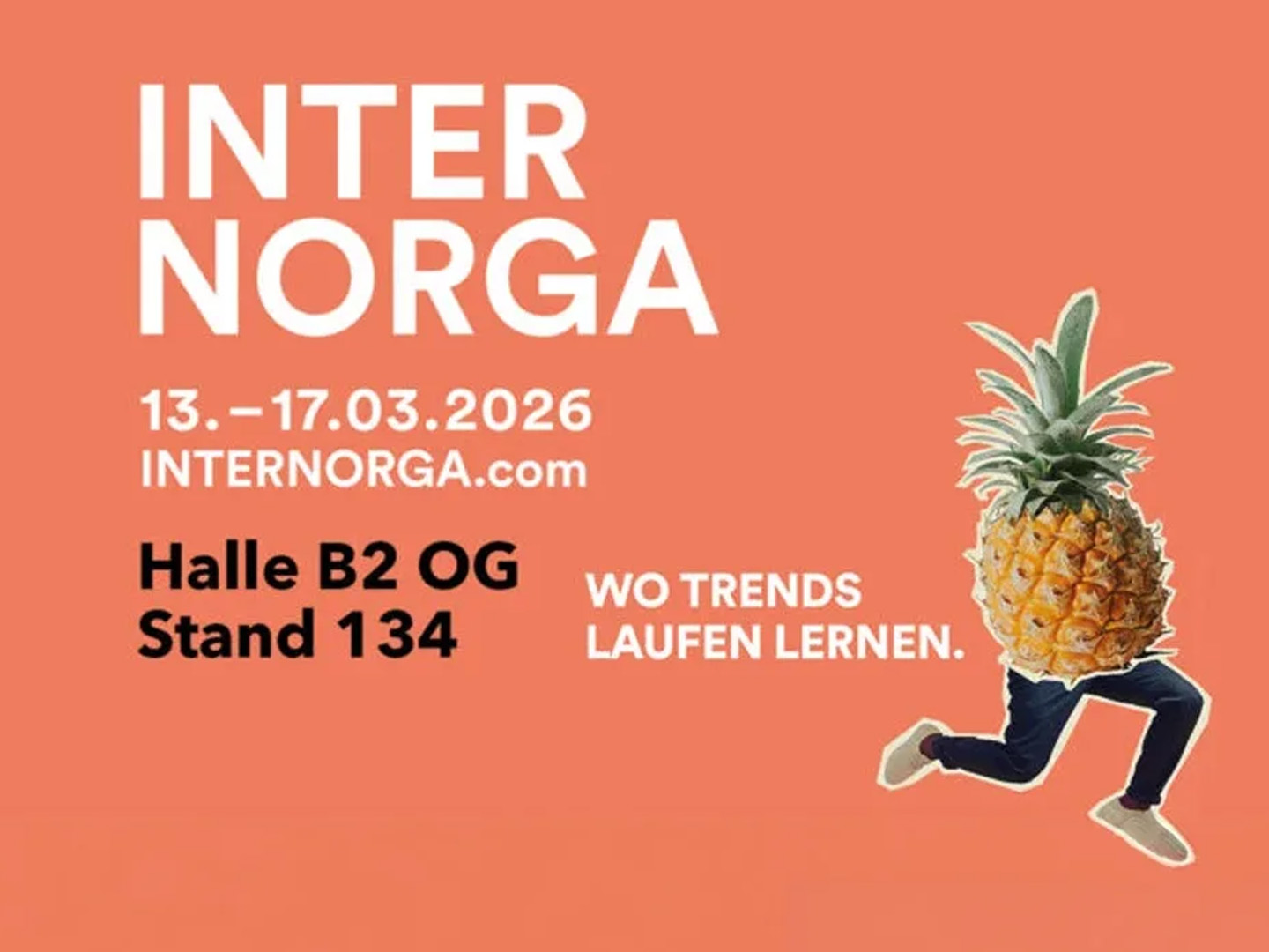 WEROCA News—Announcement: We will be exhibiting at Internorga from March 13, 2026, through March 17, 2026