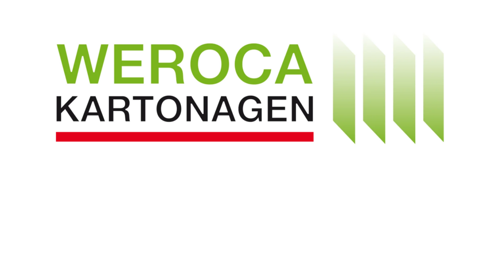 Logo of WEROCA Kartonagen GmbH & Co. KG – established as an independent company for cardboard packaging in Bielefeld following the dissolution of the Echterhoff wholesale business in 1994